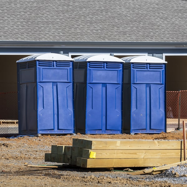 do you offer hand sanitizer dispensers inside the porta potties in Dewey Oklahoma